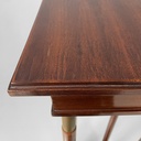 Piedistallo in legno e ottone, metà 1800 ca.