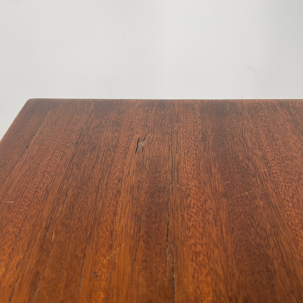 Piedistallo in legno e ottone, metà 1800 ca.