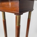 Piedistallo in legno e ottone, metà 1800 ca.