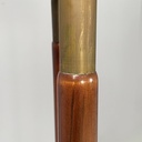 Piedistallo in legno e ottone, metà 1800 ca.