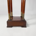 Piedistallo in legno e ottone, metà 1800 ca.