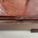 Piedistallo in legno e ottone, metà 1800 ca.