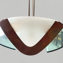 Lampadario 2296 di Max Ingrand per Fontana Arte, 1950 ca.