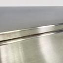 Tavolo da caffè in metallo, 1970 ca.