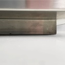 Tavolo da caffè in metallo, 1970 ca.