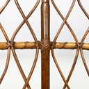 Poltrone a pozzetto in rattan, 1970 ca.