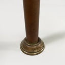 Consolle a tre piani in metallo e vetro, 1920 ca.