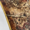 Consolle in legno dorato con decori, 1700 ca.