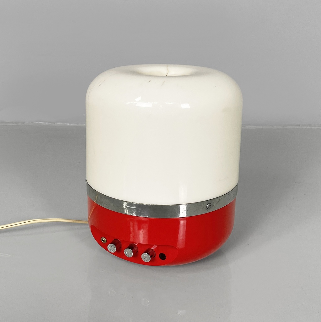 Lampada da tavolo radio di Adriano Rampoldi per Europhon, 1970 ca.