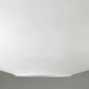 Lampadario in vetro opalino, 1950 ca.