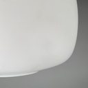 Lampadario in vetro opalino, 1950 ca.