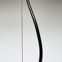 Lampadario in vetro opalino, 1950 ca.