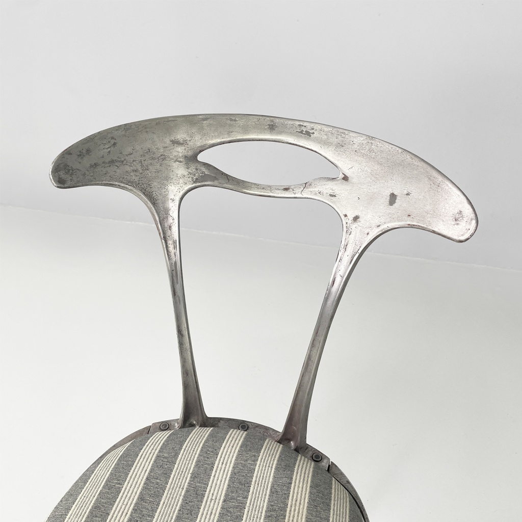 Sedie in tessuto e metallo di Palladio, 1950 ca.