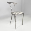 Sedie in tessuto e metallo di Palladio, 1950 ca.