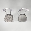 Sedie in tessuto e metallo di Palladio, 1950 ca.