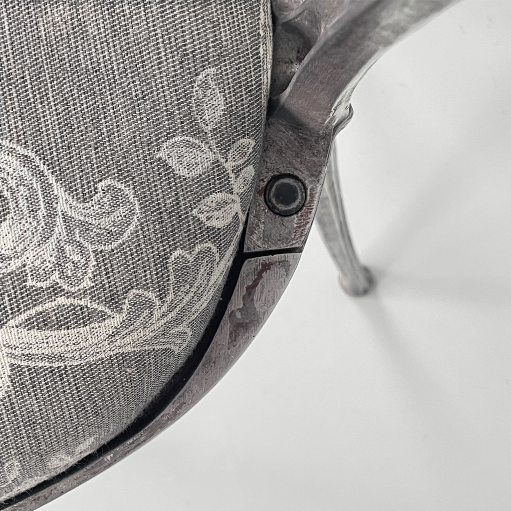 Sedie in tessuto e metallo di Palladio, 1950 ca.