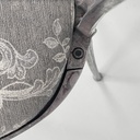 Sedie in tessuto e metallo di Palladio, 1950 ca.