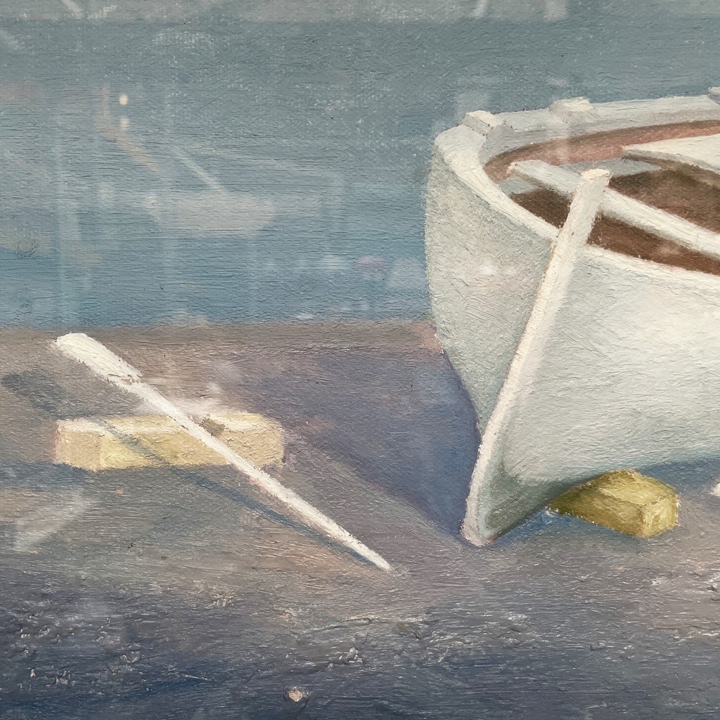 Quadro di barca ad olio, 1978