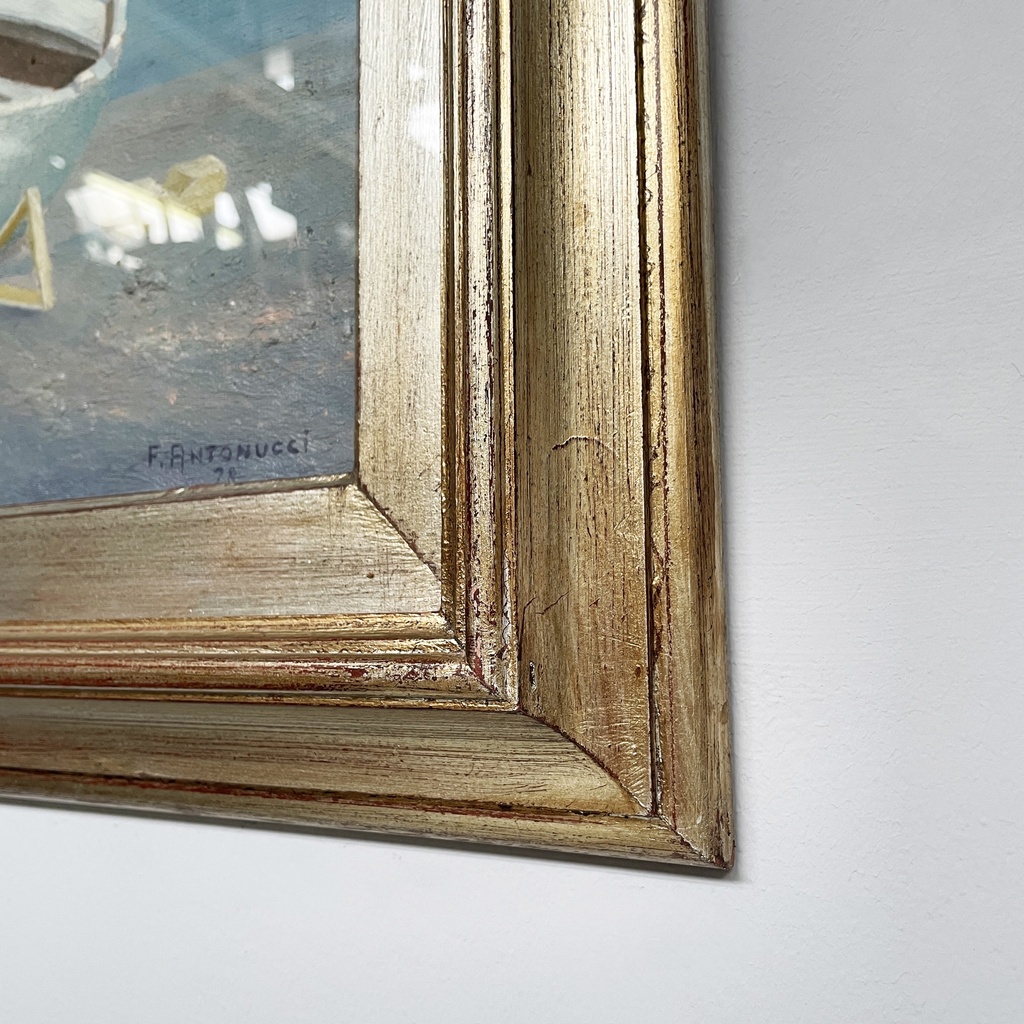 Quadro di barca ad olio, 1978