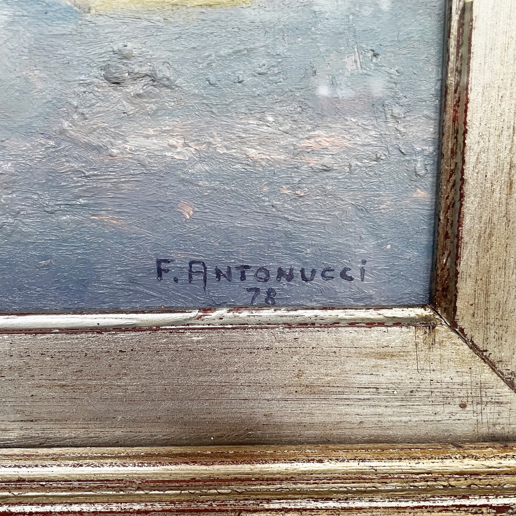 Quadro di barca ad olio, 1978