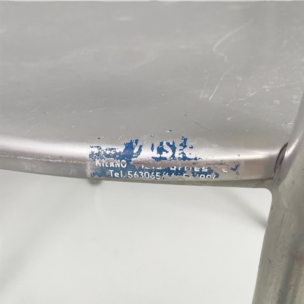 Sedie in alluminio, 1970 ca.