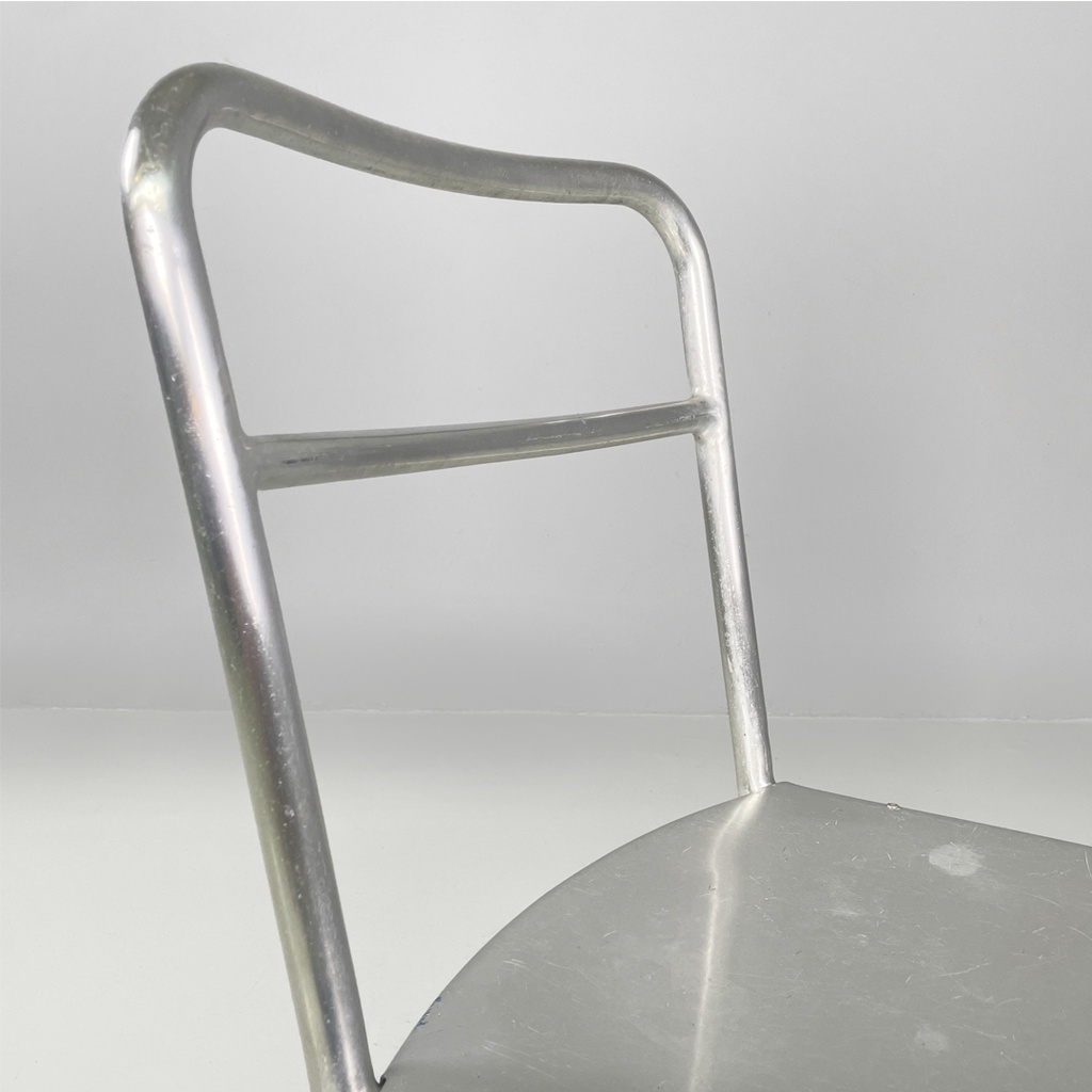 Sedie in alluminio, 1970 ca.