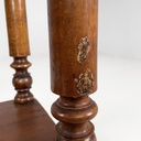 Tavolo da caffè in legno, metà 1800 ca.