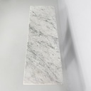 Consolle in marmo verde e bianco, 1980 ca.