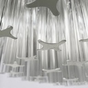 Lampadario di Murano Due, 1970 ca.