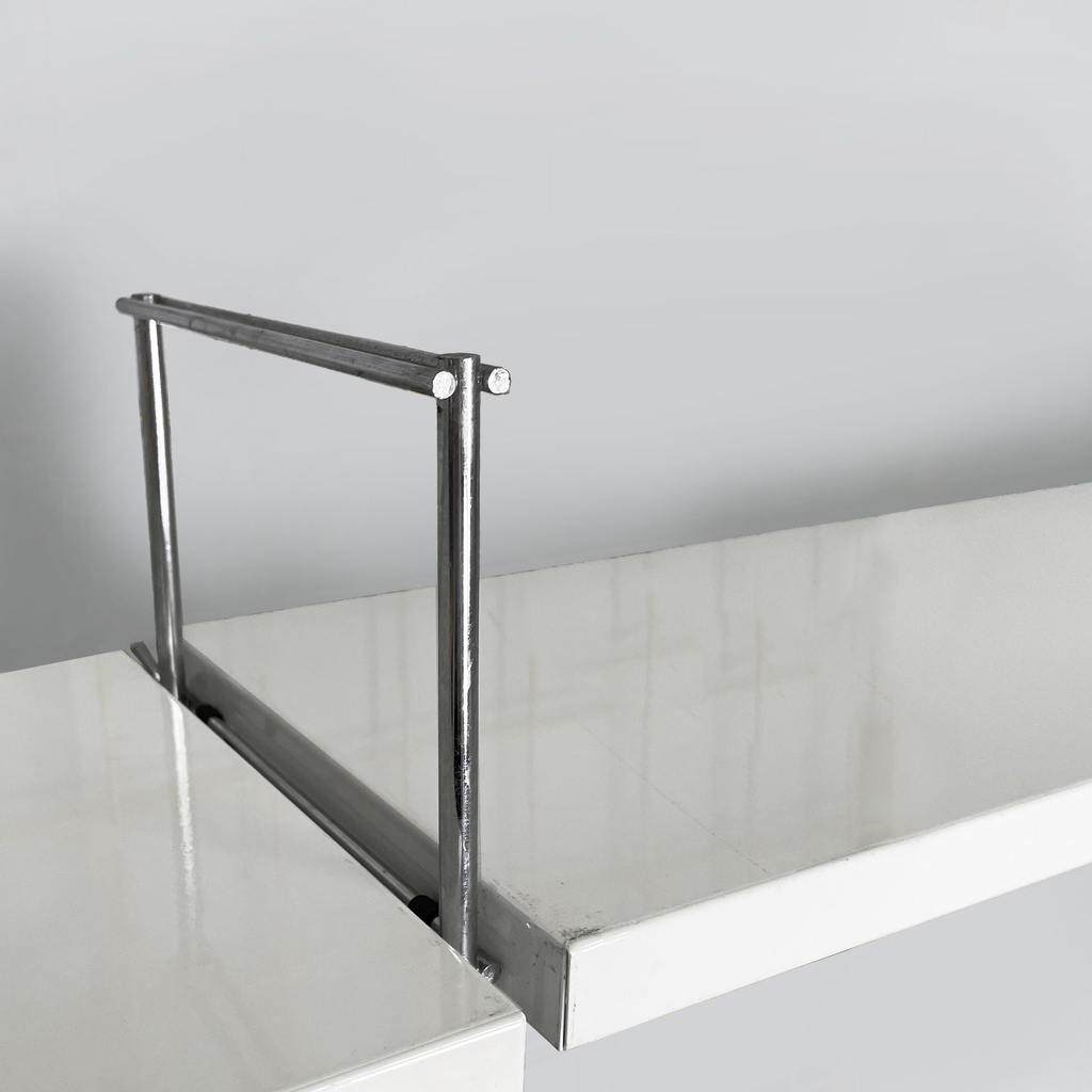 Libreria modulare da parete in acciaio e metallo bianco, 1980 ca.