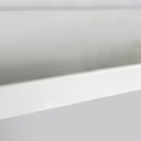 Libreria modulare da parete in acciaio e metallo bianco, 1980 ca.