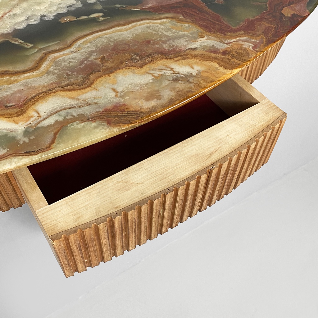 Consolle in onice, 1950 ca.