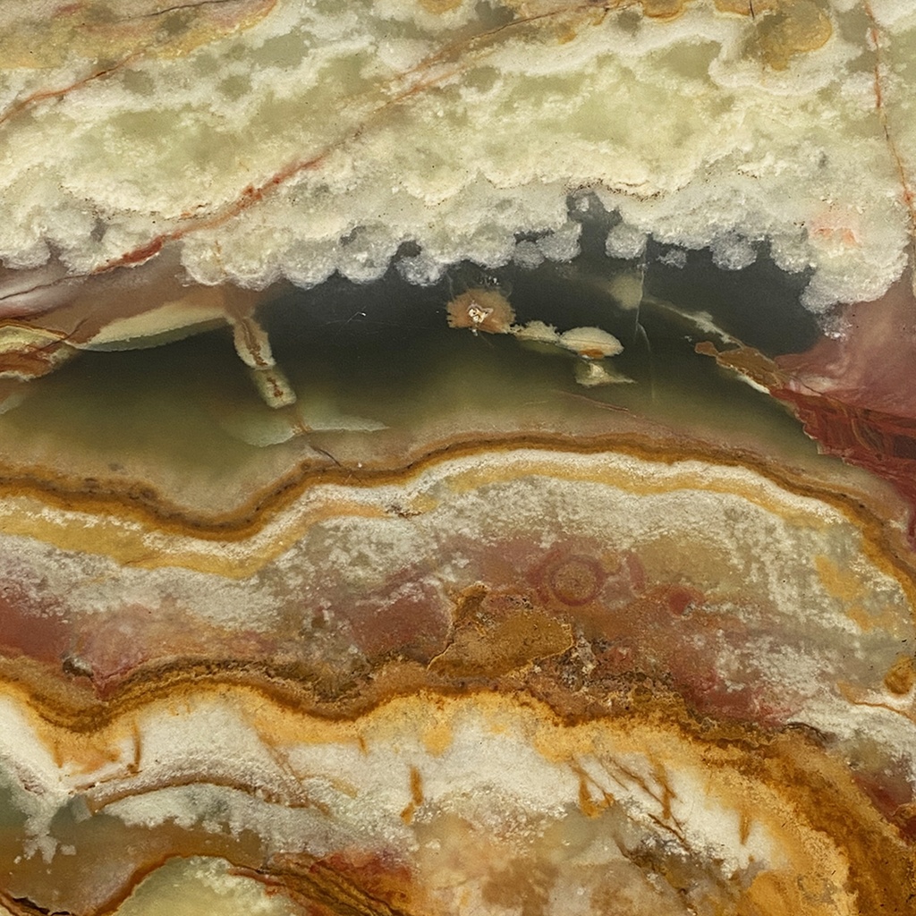 Consolle in onice, 1950 ca.