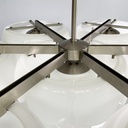 Lampadario Eptaclinio di Vico Magistretti per Artemide, 1970 ca.