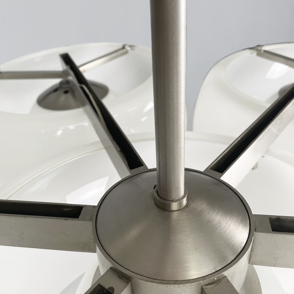 Lampadario Eptaclinio di Vico Magistretti per Artemide, 1970 ca.