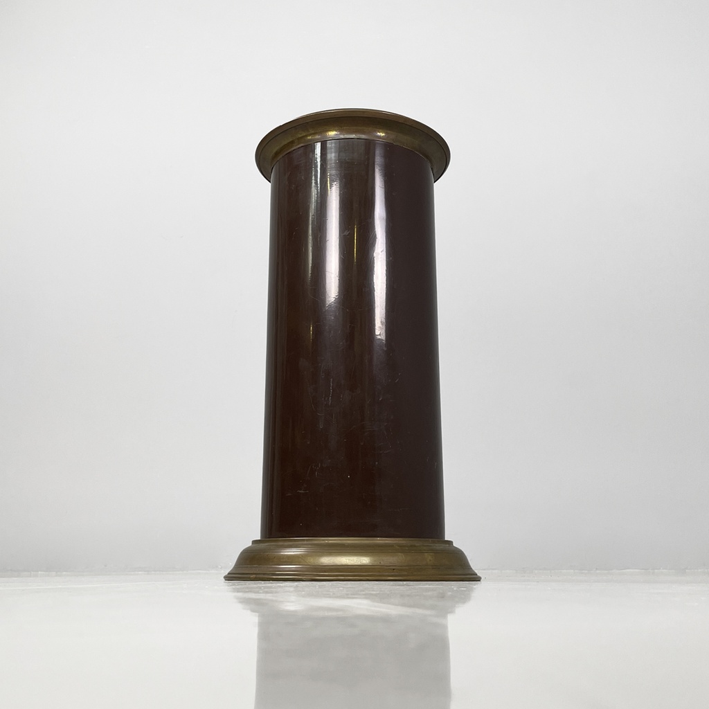 Portaombrelli in bronzo e metallo, 1950 ca.