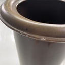 Portaombrelli in bronzo e metallo, 1950 ca.