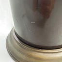 Portaombrelli in bronzo e metallo, 1950 ca.