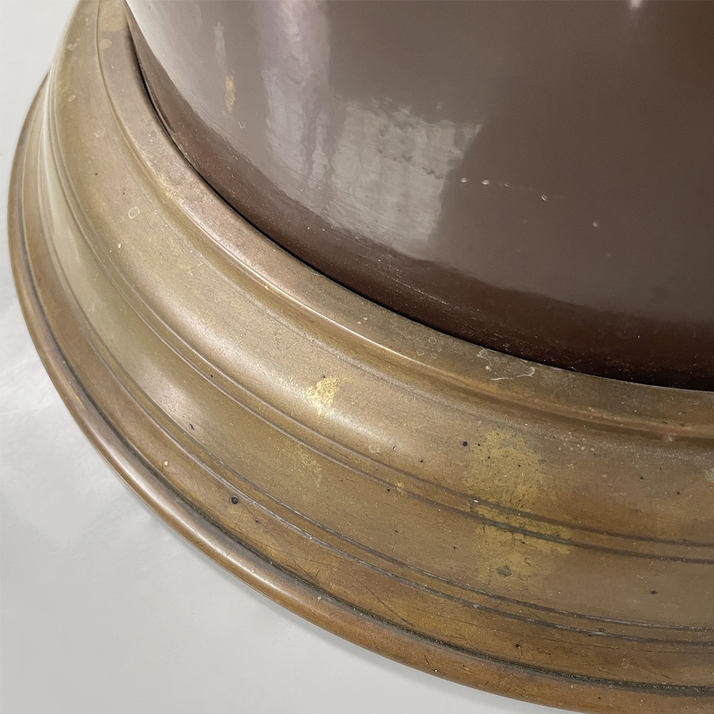 Portaombrelli in bronzo e metallo, 1950 ca.