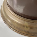 Portaombrelli in bronzo e metallo, 1950 ca.