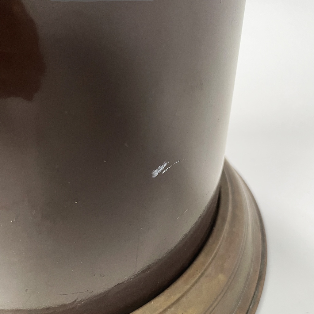 Portaombrelli in bronzo e metallo, 1950 ca.