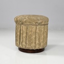 Poggiapiedi o pouf in tessuto, 1900 ca.