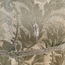 Poggiapiedi o pouf in tessuto, 1900 ca.