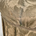 Poggiapiedi o pouf in tessuto, 1900 ca.