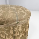 Poggiapiedi o pouf in tessuto, 1900 ca.