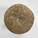 Poggiapiedi o pouf in tessuto, 1900 ca.