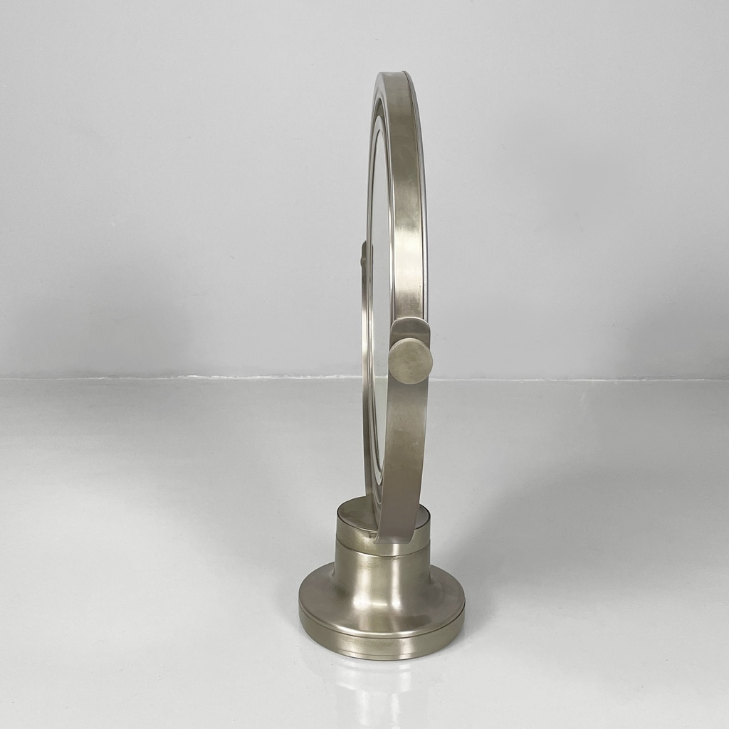 Specchio da tavolo orientabile in metallo, 1970 ca.