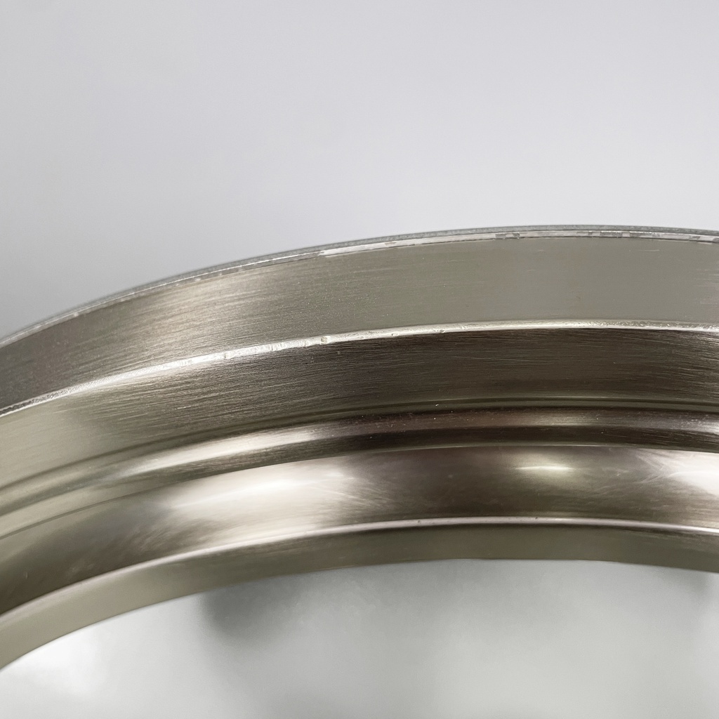 Specchio da tavolo orientabile in metallo, 1970 ca.