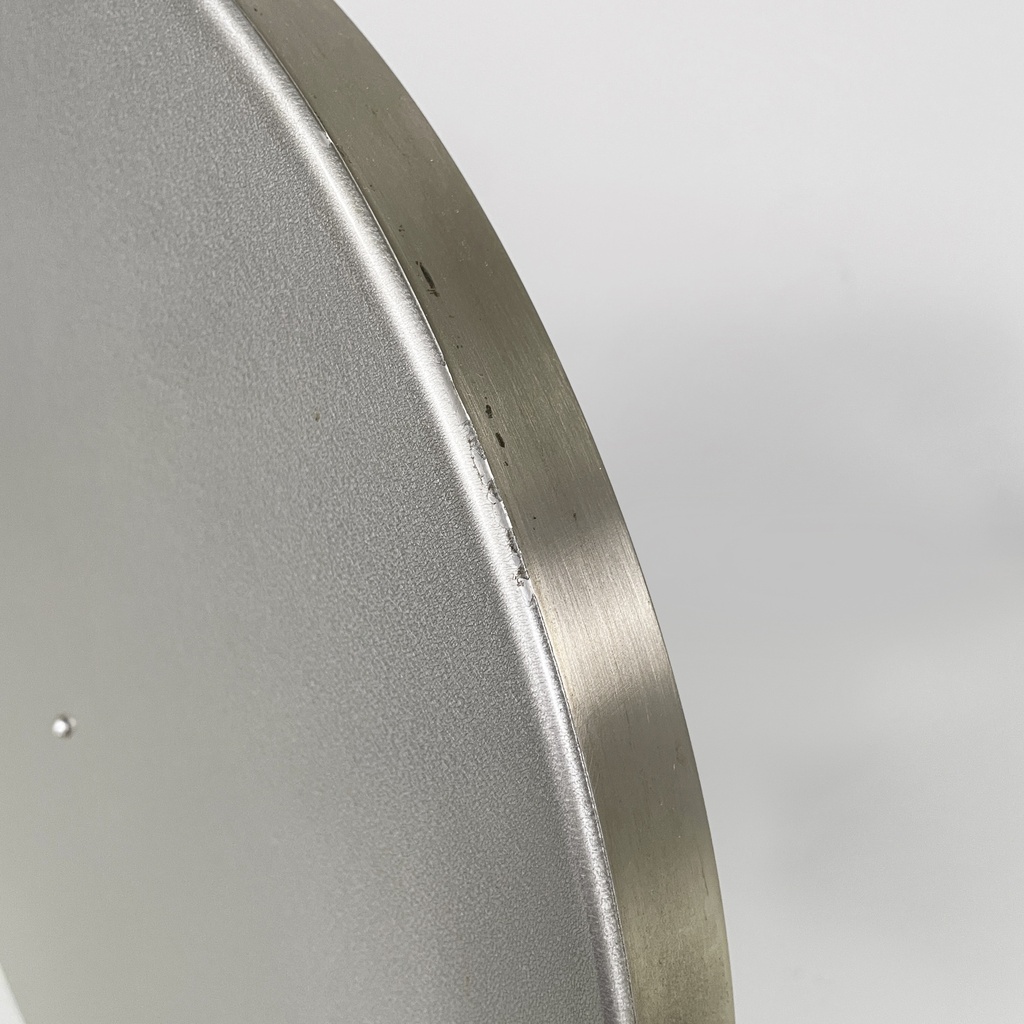 Specchio da tavolo orientabile in metallo, 1970 ca.