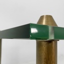 Tavolo da caffè in vetro e ottone, 1950 ca.